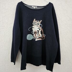 Astrologie Sweater with Cat Design XXL